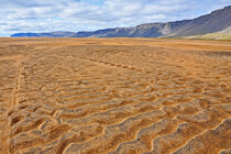Rotgoldener Sandstrand